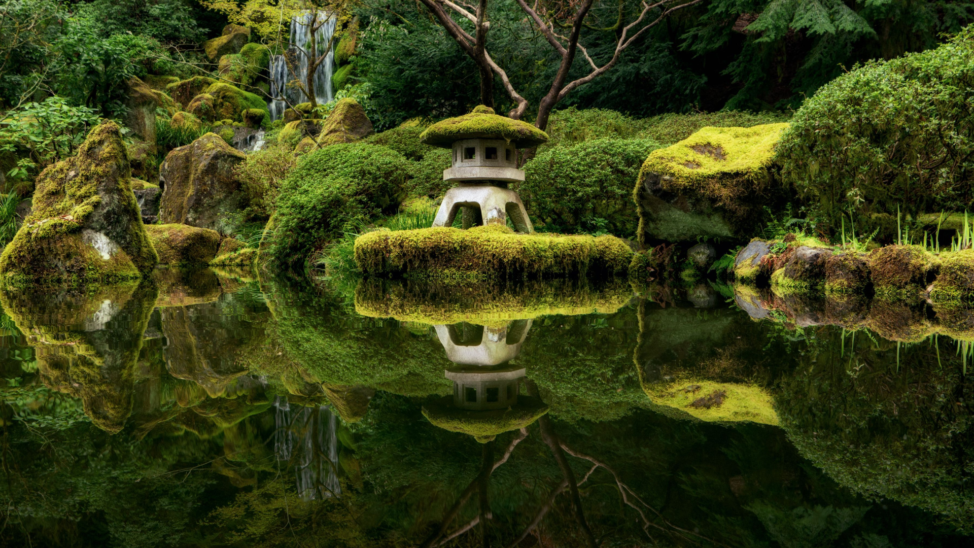 The Portland Japanese Garden in Oregon, USA