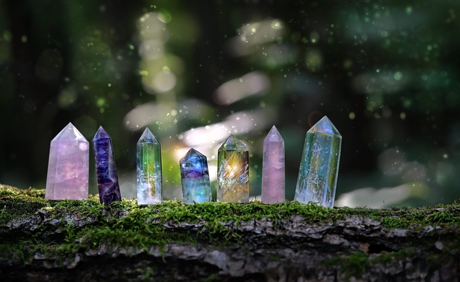 crystal points
