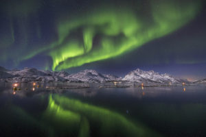 the northern lights, Norway, Canada